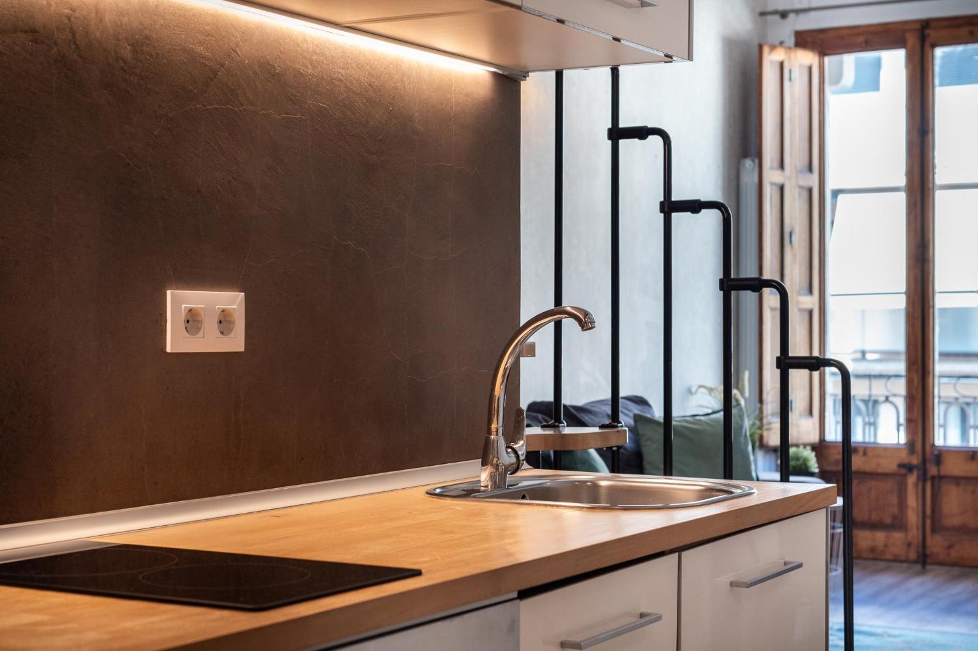 Beautiful Renovated Loft Minutes From The Beach Barcelona Eksteriør billede
